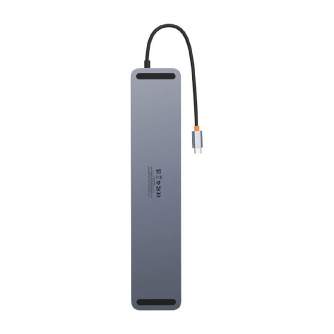 Docks & HUB - Hub 12w1 Baseus EliteJoy Gen2 series USB-C do 2xHDMI+ 3xUSB 3.0+ PD+ DP+ SD/ - quick order from manufacturer