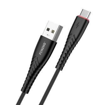 Discontinued - Cable USB braid data Foneng X15 type-C (black) X15 Type-C / Black