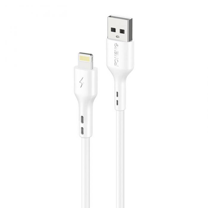 Kabeļi - Cable USB Foneng X36 iPhone (white) X36 iPhone / White - быстрый заказ от производителя