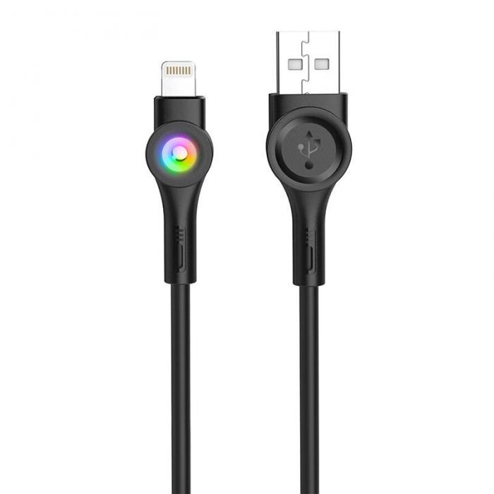 Kabeļi - Cable USB with LED light Foneng X59 micro X59 Micro - ātri pasūtīt no ražotāja