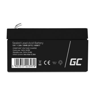 Портативные солнечные панели - Green Cell Rechargeable battery AGM 12V 1.2Ah Maintenancefree for UPS ALARM - быстрый заказ от п