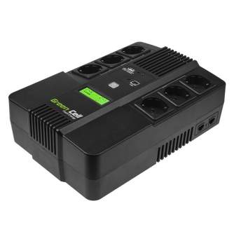 AC adapteri, strāvas vadi - Uninterruptible power supply UPS Green Cell AiO 800VA 480W UPS07 - быстрый заказ от производителя