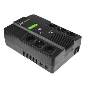 AC adapteri, strāvas vadi - Uninterruptible power supply UPS Green Cell AiO 800VA 480W UPS07 - быстрый заказ от производителя