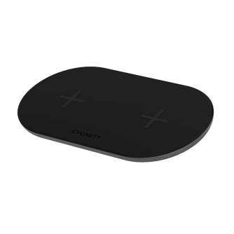 Cables - Dual wireless charger Cygnett 20W (black) CY3439WIRDD - quick order from manufacturer