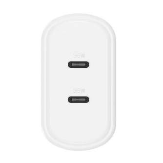 Wall charger - Wall charger Cygnett 2x USB-C 35W (white) CY4355PDWCH - quick order from manufacturer