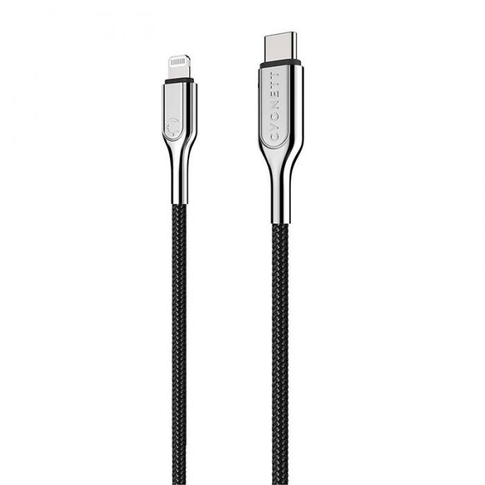 Kabeļi - Cable USB-C TO Lightning Cygnett Armoured 30W 2m (black) CY2801PCCCL - ātri pasūtīt no ražotāja