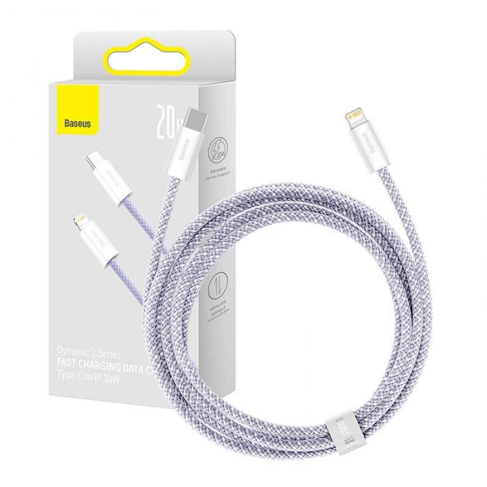 Cables - USB-C to Lightning cable Baseus Dynamic 2 Series 20W 2m (purple) CALD040305 - quick order from manufacturer