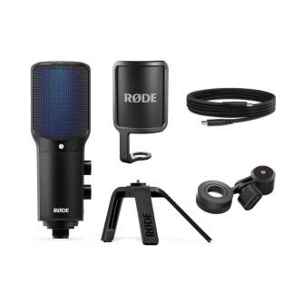 Podcast Microphones - Rode NT-USB+ USB studio-grade condenser microphone ultra-low-noise, high-gain - buy today in store and with delivery