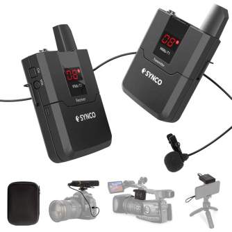 Bezvadu audio sistēmas - SYNCO WMic-T1 Wireless Lavalier Microphone Kit - ātri pasūtīt no ražotāja