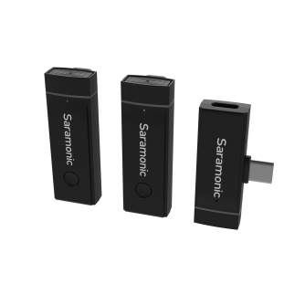 Wireless Lavalier Microphones - Saramonic Blink Go-U2 USB-C wireless audio transmission kit Android & iPhone 15 - quick order from manufacturer