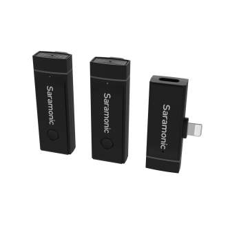 Wireless Lavalier Microphones - Saramonic Blink Go-D2 Lightning iPhone wireless audio transmission kit - quick order from manufacturer