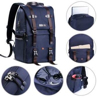 Backpacks - K&F Concept Dual Shoulders Camera Bag for Travel KF13.087 - buy today in store and with delivery