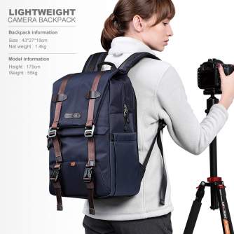 Backpacks - K&F Concept Dual Shoulders Camera Bag for Travel KF13.087 - buy today in store and with delivery