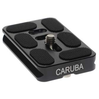 Tripod Accessories - Caruba Tripod Plate PU60 Universal Quick Release Plate 1/4" - quick order from manufacturer