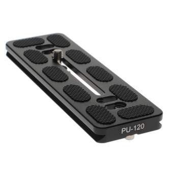 Tripod Accessories - Caruba Tripod Plate PU120 Universal Quick Release Plate - quick order from manufacturer