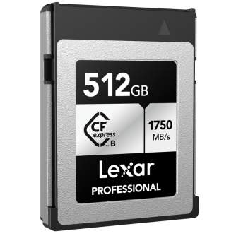 Memory Cards - LEXAR CFEXPRESS PRO SILVER SERIE R1750/W1300 512GB LCXEXSL512G-RNENG - quick order from manufacturer