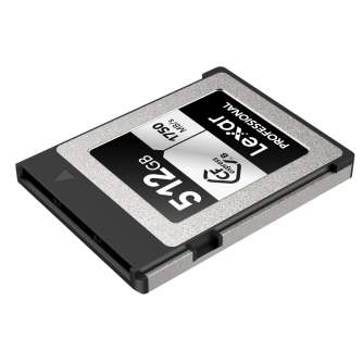 Memory Cards - LEXAR CFEXPRESS PRO SILVER SERIE R1750/W1300 512GB LCXEXSL512G-RNENG - quick order from manufacturer