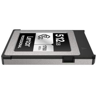 Memory Cards - LEXAR CFEXPRESS PRO SILVER SERIE R1750/W1300 512GB LCXEXSL512G-RNENG - quick order from manufacturer