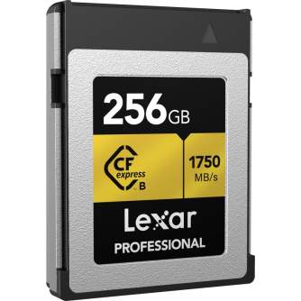 Memory Cards - LEXAR CFEXPRESS PRO GOLD R1750/W1500 256GB LCXEXPR256G-RNENG - quick order from manufacturer