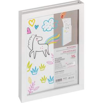 Photo Frames - WALTHER WOODEN FRAME WHITE ARTIST EXPLORER MB130W - quick order from manufacturer