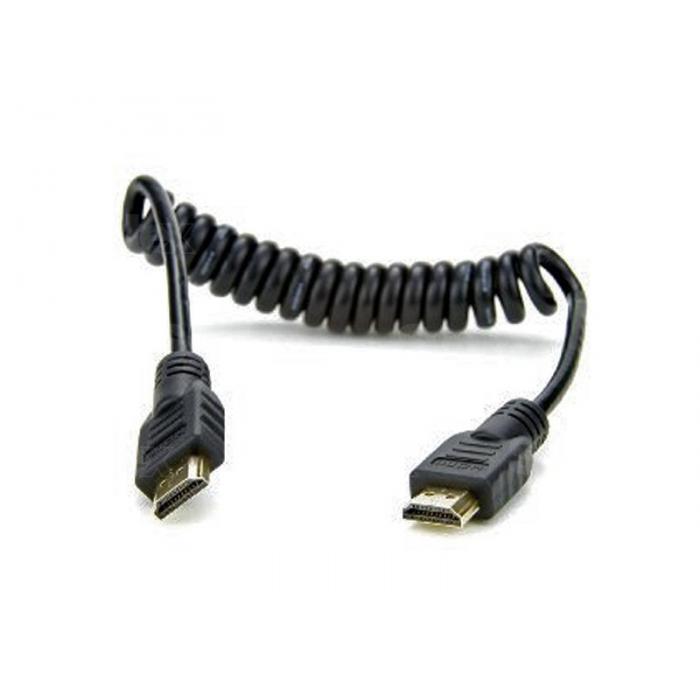 Video vadi, kabeļi - Elvid 4K Coiled HDMI Cable 1.5ft Atomos 6984 ATOMCAB010 - ātri pasūtīt no ražotāja