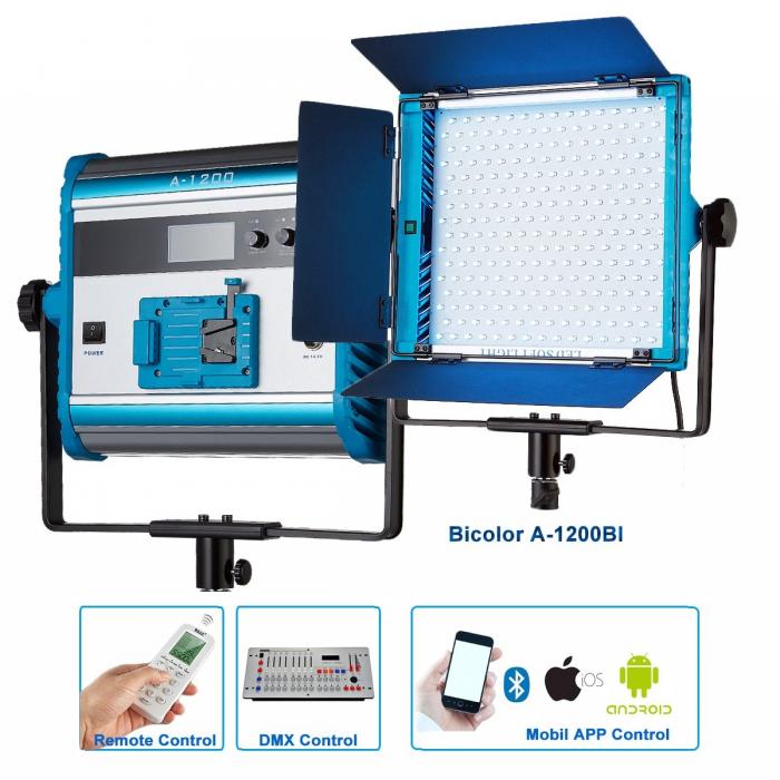 Light Panels - Dison A-1200BI bi-color,dmx control,remote,phone App A-1200BI - quick order from manufacturer