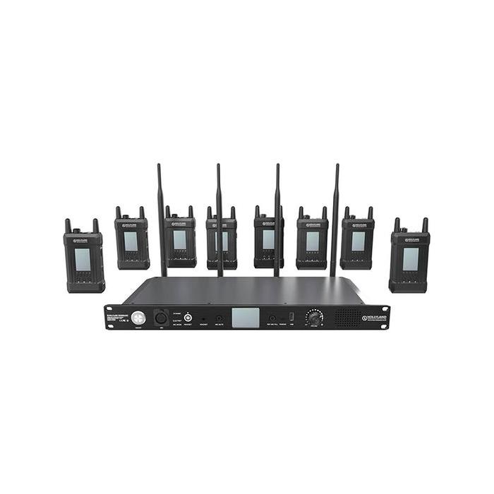 Wireless Audio Systems - Hollyland Syscom 1000T Full Duplex Intercom System - 8 belt pack SYSCOM1000T8 - quick order from manufacturer