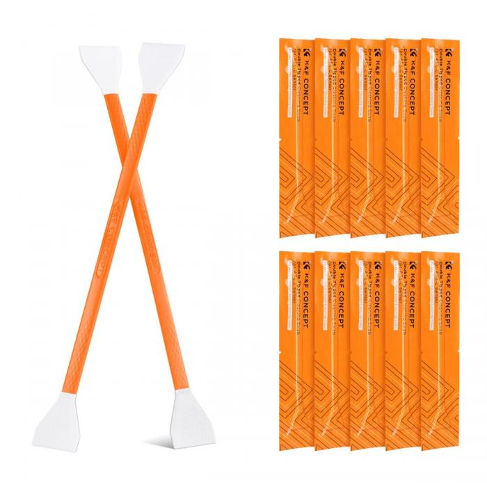 Новые товары - K&F Concept 10Pcs Double-Headed Cleaning Stick Set, CMOS APS-C Frame Cleaning Stick 16mm Cleaning Cloth Sticks Se