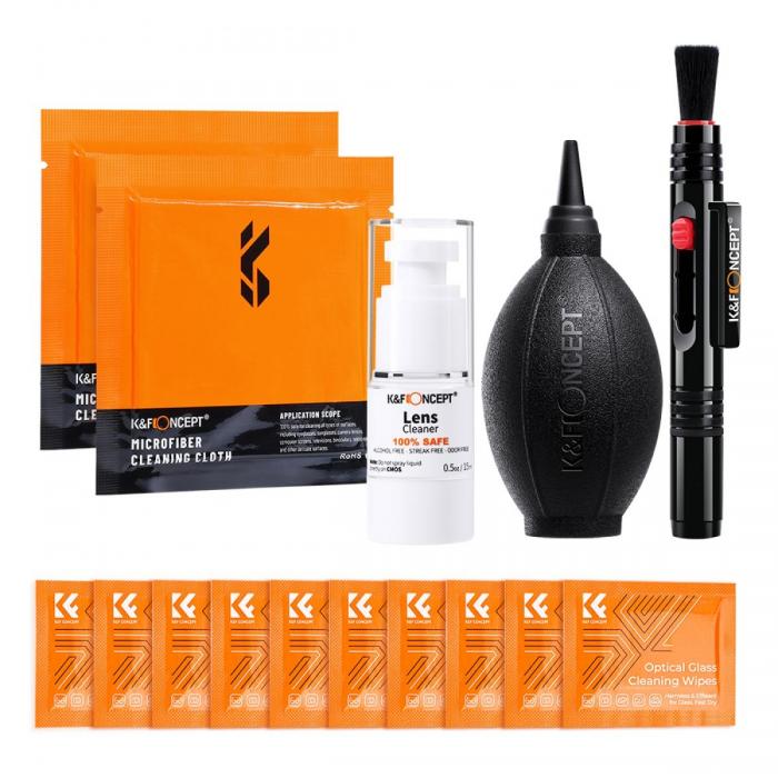 Foto kameras tīrīšana - K&F Concept 15 in 1 cleaning set SKU.1918 - быстрый заказ от производителя