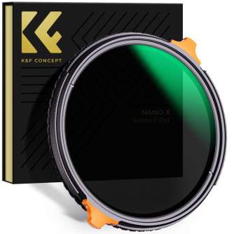 ND фильтры - K&F Concept 46mm ND4-ND64 (2-6 Stop) Variable ND Filter and CPL Circular Polarizing Filter 2 in 1 KF01.1909 - быстр