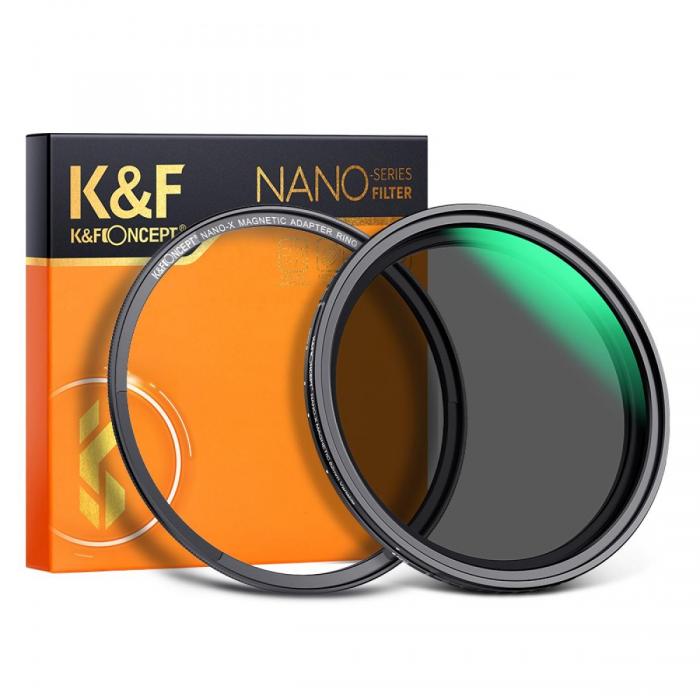 ND фильтры - K&F Concept 52mm Magnetic Variable ND2-ND32 (1-5 Stop) KF01.1847 - быстрый заказ от производителя