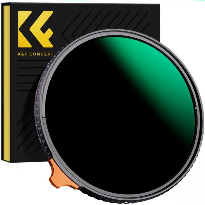 Neutral Density Filters - K&F Concept 55 mm Variable ND Filter ND3-ND1000 KF01.2006 - quick order from manufacturer