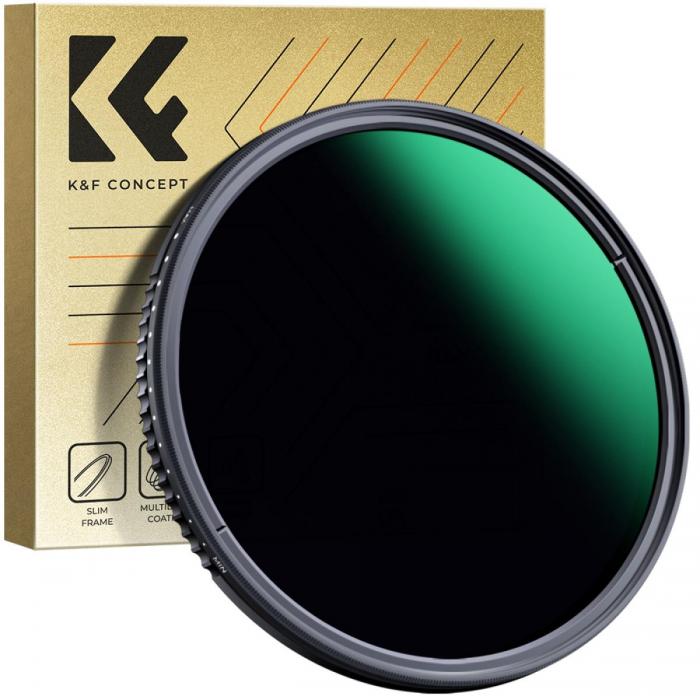 ND фильтры - K&F Concept 62mm Variable ND3-ND1000 ND Filter (1.5-10 Stops) KF01.1834 - быстрый заказ от производителя