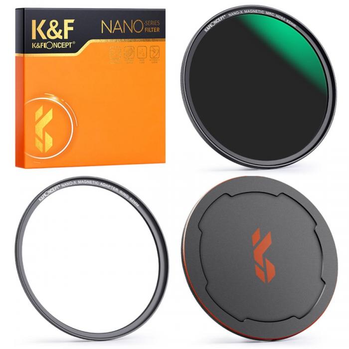 ND neitrāla blīvuma filtri - K&F Concept 72mm ND64 Magnetic Neutral Density Lens Filter SKU.1742 - быстрый заказ от производител