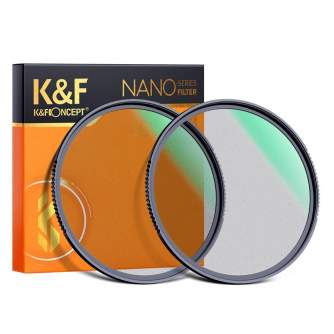 Soft Focus Filters - K&F Concept 77mm Black Diffusion 1/4 & 1/8 Filter Kit Dream Cinematic Effect - quick order from manufacturer