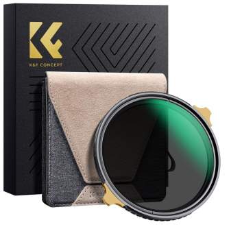 New products - K&F Concept 77mm ND Filters ND2-32 Adjustable, HD Ultra-Thin Copper Frame, 36-Layer Anti-Reflection Green Film, Nano-X PRO .. - quick order from manufacturer