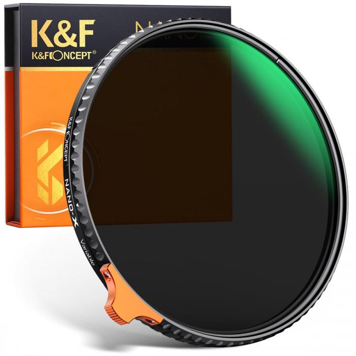 Neutral Density Filters - K&F Concept 86mm Variable ND Filter ND2-ND400 (9 Stop) KF01.1904 - quick order from manufacturer