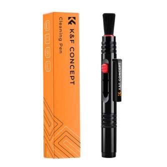 Foto kameras tīrīšana - K&F Concept Cleaning Pen, dual tip & soft brush SKU.1691 - ātri pasūtīt no ražotāja