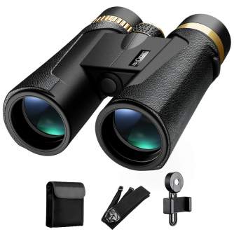 Rifle Scopes - K&F Concept HY1242 12x42 Binoculars with 20mm Large View Eyepiece & BAK4 Clear - quick order from manufacturer