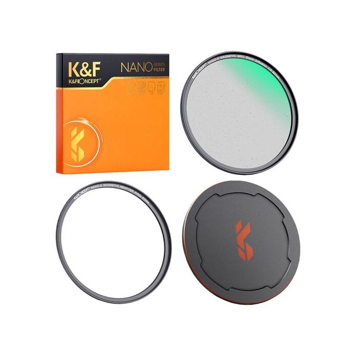 New products - K&F Concept Nano-X Magnetic Black Mist Filter 1/4 with Adapter Ring & Lens Cap (67mm) SKU.1821 - quick order from manufacturer