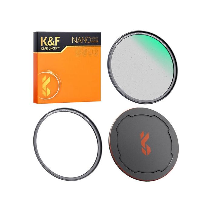 New products - K&F Concept Nano-X Magnetic Black Mist Filter 1/8 with Adapter Ring & Lens Cap (67mm) SKU.1839 - quick order from manufacturer