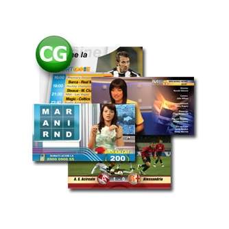 Streaming, Podcast, Broadcast - MagicSoft CG ver 9 4K Live Graphics Software - quick order from manufacturer