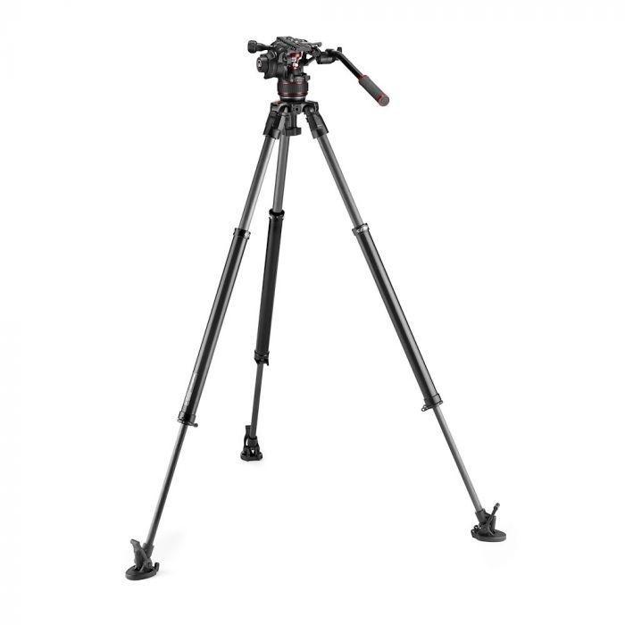 Video statīvi - Manfrotto Nitrotech 608 + 635 Fast Single Leg Carbon MVK608SNGFC - ātri pasūtīt no ražotāja