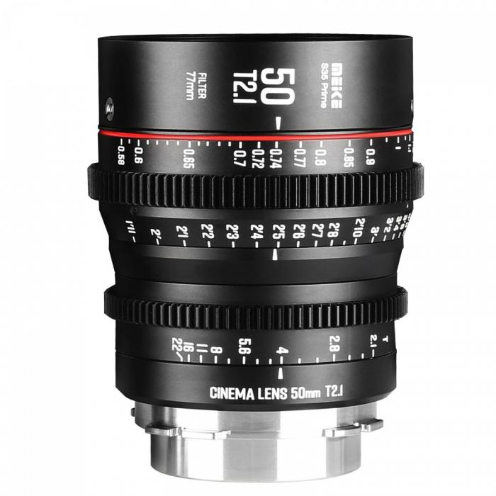 CINEMA Video Lences - Meike 50mm T2.1 S35 Prime Cine Lens PL MK-50MM T2.1 S35-PRIME PL - quick order from manufacturer