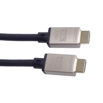 Video vadi, kabeļi - PremiumCord Ultra High Speed HDMI 2.1 cable 8K@60Hz, 4K@120Hz length 1.5m metallic - ātri pasūtīt no ražotāja