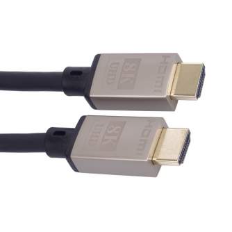 Wires, cables for video - PremiumCord Ultra High Speed HDMI 2.1 cable 8K@60Hz, 4K@120Hz length 3m metallic - quick order from manufacturer