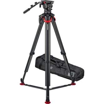 Discontinued - Sachtler System aktiv12T & flowtech 100 with Ground Spreader SA-S2074T-FTGS