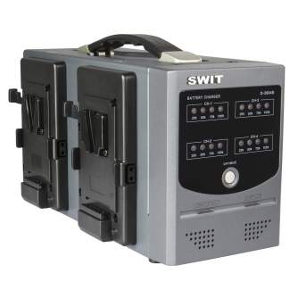 V-Mount Baterijas - Swit PC-P430S simultaneous 4-channel V-mount battery charger PC-P430S - ātri pasūtīt no ražotāja