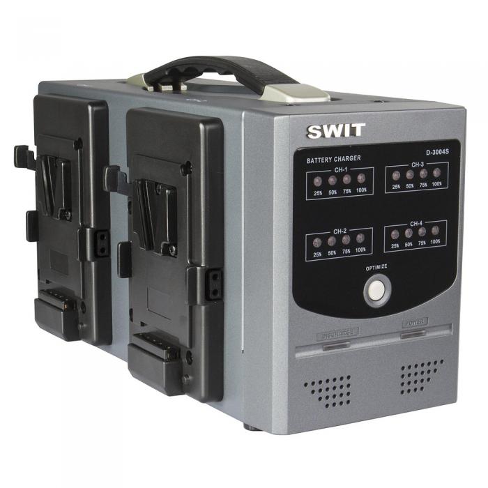 V-Mount Battery - Swit PC-P430S simultaneous 4-channel V-mount battery charger PC-P430S - quick order from manufacturer