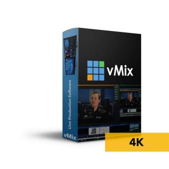 Video mikseri - vMix 4K Software with MultiCorder & Instant Replay - ātri pasūtīt no ražotāja